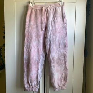 pink the dye joggers